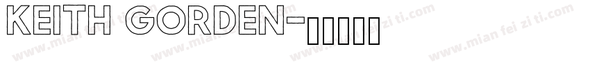 Keith Gorden字体转换